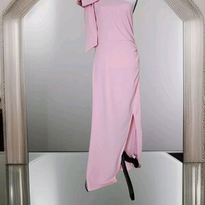 Chic Pink One-Shoulder Cocktail Dress
